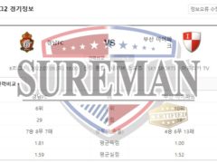 7월9일 K리그2 경남FC 부산아이파크 스포츠분석 슈어맨