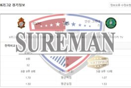 7월26일 K리그2 경남FC 안산그리너스 스포츠분석 슈어맨