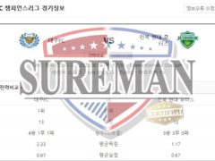 8월18일 AFC챔피언스리그 대구FC 전북현대모터스 스포츠분석 슈어맨