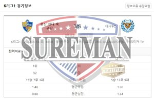 8월13일 K리그 울산현대축구단 대구FC 스포츠분석 슈어맨