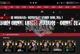 캐나다 신규 사설사이트 뜬금없이 나라 이름을 놀이터 이름으로 만든 이유를 문의 중